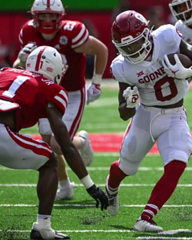 Marques Burford and Eric Gray 2022 Nebraska vs Oklahoma